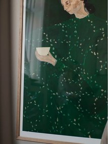 Постер 30x40 cm Coffee Alone At Place De Clichy – Sofia Lind – The Poster Club