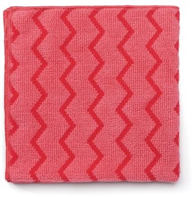 Rubbermaid Кърпа Economy, микрофибърна, 30 х 30 cm, червена, 24 броя