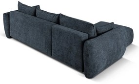 Тъмносин ъглов диван (ляв ъгъл) Matera - Cosmopolitan Design