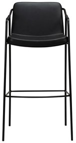 Черен бар стол от изкуствена кожа, височина 95 cm Boto - DAN-FORM Denmark