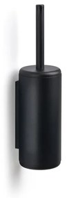 Черна метална четка за тоалетна, монтирана на стената Rim - Zone