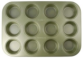 Форма за мъфини 12 бр Zenker 7456, 7 см, ILAG Maximizing Green покритие, До 180C, Зелен