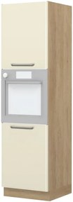 Висок подов шкаф за фурна Modena K21-60-2KR-Oak - Beige