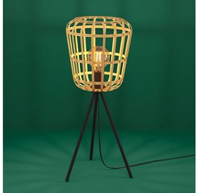 Eglo 390154 - Настолна лампа MONTEZUELO 1xE27/40W/230V бамбук