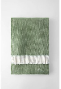 Зелено каре със съдържание на памук , 140 x 180 cm Skyline - Euromant