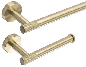Комплект аксесоари за баня GRID Brush Gold 4 части