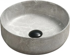 Mexen Felicia умивалник върху плот 39 x 39 cm, сив камък - 21363962