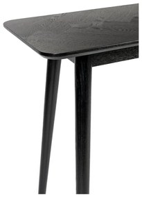 Черна конзолна маса 40x120 cm Fabio – White Label