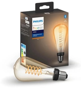 LED крушка с възможност за регулиране на светлината Philips Hue WHITE FILAMENT ST72 E27 / 7W / 230V 2100K