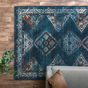 Син килим 170x120 cm Zola - Asiatic Carpets