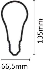 Лампа LED InLight E27 A67 18W 3000K