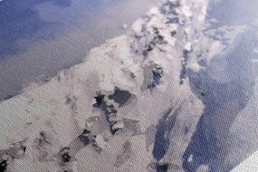 Картина на платно – Маслена живопис на заснежени планини