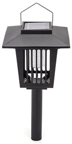 Aigostar-LED Соларна лампа с капан за насекоми 0,03W/1,2V 55,2 см черен 6500K IP44