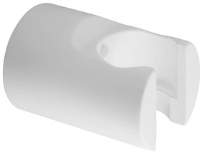 Бял месингов държач за душ слушалка ø 3,5 cm – Sapho