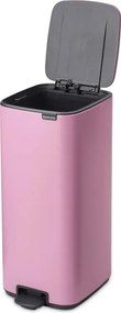 Кош за боклук Brabantia Bo Pedal 1010447, 30 л, Леко затваряне, Противоплъзгаща основа, Розов