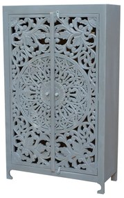 Светлосиво шкафче от масивно манго 165x40 cm Kalita – Støraa