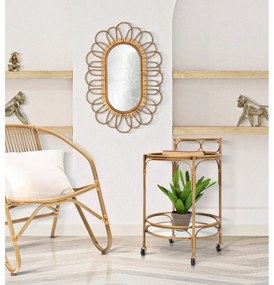 Метална маса за сервиране на колелца ø 51 cm Panama - Mauro Ferretti