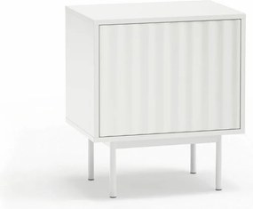 Бяло матово нощно шкафче Sierra – Teulat