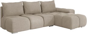 Ъглов диван Bestii-Капучино-Десен