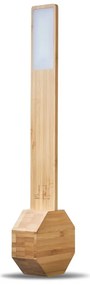 Бамбукова LED настолна лампа в естествен цвят (височина 39,5 cm) Octagon One – Gingko