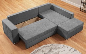 Разтегателен ъглов диван + табуретка Лондо