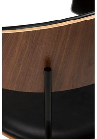 Черен/в тъмно естествен цвят трапезен стол с подлакътници Crib – DAN-FORM Denmark