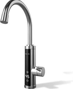 Нагревател за вода Elite EHD-1510T, 3300W, Въртене на 360, Самоподгряване, LED дисплей, IPX4, Сребрист