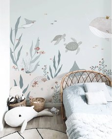Детски тапет 400 cm x 248 cm Dreamy Seabed - Lilipinso