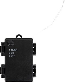 Коледна неонова лампа за забиване червена захарна тръстика с LED и таймер IP44 - Fura