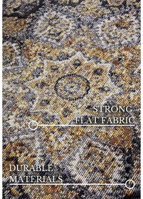 Външен килим в антрацитен и златист цвят 200x285 cm Martha – Villeroy&amp;Boch