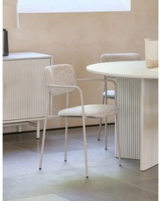 Кремав трапезен стол Zama – Unique Furniture