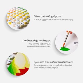 Направете своя собствена картина върху платно - Ангели (Начало) 80x40