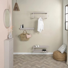 Сиво-бежов метален шкаф за обувки Marco - Spinder Design