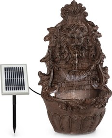 Blumfeldt Löwenstein, стенен фонтан, 2 W, соларна помпа, материал: полирезин, 4 бели LED диоди, 5 м. кабел