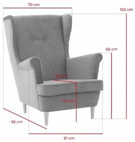 Горчичножълт фотьойл в скандинавски стил
