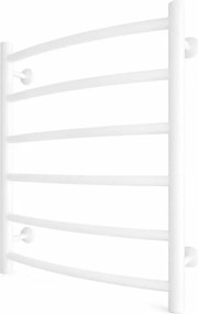 Кърподържач-радиатор за баня INOX CLASSIC 120W/230V 57x43 cm, неръждаема стомана/бял