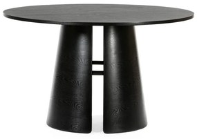 Черна кръгла маса за хранене , ø 137 cm Cep - Teulat