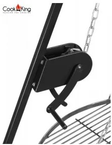 Cook King - Тринога за огнище H 180cm W 80cm + ролка