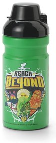 Зелена детска бутилка 390 ml Ninjago – LEGO®