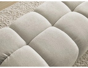 Бежова табуретка от прежда с примки от букле Everest – Bobochic Paris