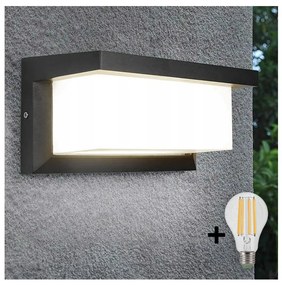 LED Екстериорен аплик NEELY 1xE27/9W/230V 3000K IP54 антрацит