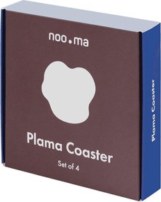 Метални подложки в комплект 4 бр. в сребрист цвят Plama – noo.ma