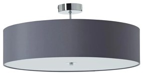 Brilliant - Полилей за повърхностен монтаж ANDRIA 3xE27/60W/230V Ø 60 см антрацит