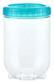 Кутия за храна INTERLOCK 0,7 л тюркоаз/прозрачна