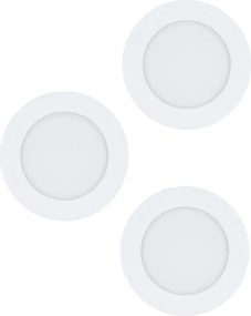 Eglo 98631 - Комплект от 3 LED вградени таванни тела FUEVA LED/5W/230V