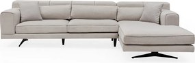 Светлобежов ъглов диван , десен ъгъл Jivago - Artie