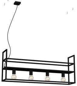 Висящ полилей SHELF 4xE27/60W/230V