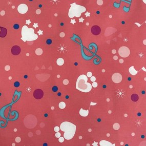 Памучно детско спално бельо за единично легло 140x200 cm Gabby's Dollhouse - Jerry Fabrics