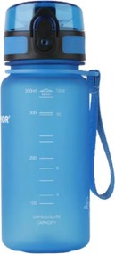 Филтрираща бутилка за вода Aquaphor City 160026, 350 мл, Тритан, Активен въглен, Aqualen, Заключващ се капак, Син