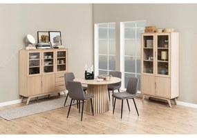 Сив трапезен стол Becca - Actona